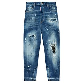 Jeans Baby Carpented Dsquared2 Blu Taglio Boyfriend Blu
