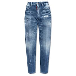 Jeans 80s Dsquared2 Blu Cotone Coupe Boyfriend Blu