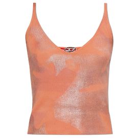 Top a coste Diesel M-ISMINA in cotone arancione Arancione
