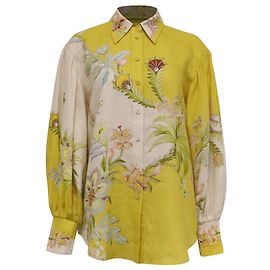 Autre Marque Camicia stampata Alémais Ira in lino multicolore Multicolore