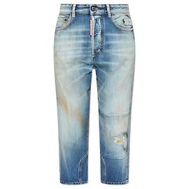 Dsquared2 Baby Carpenter Blue Cotton Jeans Blue