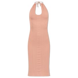Robe dos nu midi rose Dsquared2 Rose