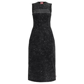 Vestido Diesel D-PRA de algodão cinza Cinza