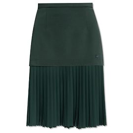 Lacoste Jupe avec ourlet plissé Vert