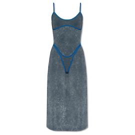 Abito Diesel D-WOW Blu Viscosa Blu