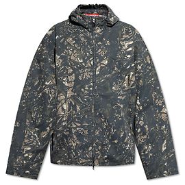 Diesel J-LINT Jacke aus Baumwolle grün Camouflage Grün