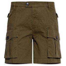 Dsquared2 Logo Shorts Grün Baumwolle Grün