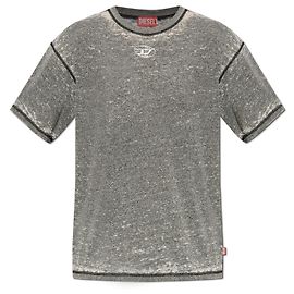 T-shirt Diesel T-BOXT-PAK Cinza Algodão Cinza