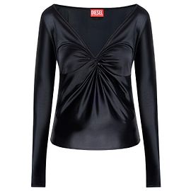 Top T-KNOT Diesel preto em poliamida Preto