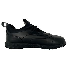 Baskets Valentino Garavani Bodytech en cuir noir Noir