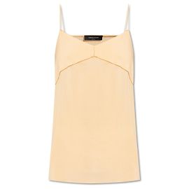 Top camisole bege Fabiana Filippi Marrom Bege
