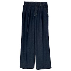 Zimmermann Illustration Wide-Leg Jeans aus blauer Baumwolle Blau