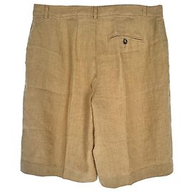 Short Chino Ralph Lauren en lin tan Marron Beige