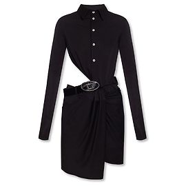 Diesel Asymmetric dress 'D-ELM' Black