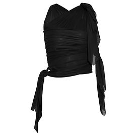 Diesel Top T-PERSEA-PLAIN Schwarz Nylon Schwarz