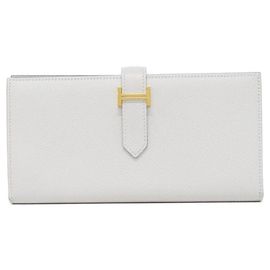 Hermès Hermes Bearn Soufflet Epsom long wallet Brown