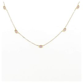 Autre Marque Collar de Zafiro Au750 Dorado