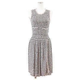 Vestido de punto a rayas Chanel Multicolor