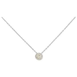 Autre Marque Diamantenhalskette Au750 Silber