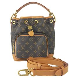 Sac à main Louis Vuitton Noe Cargo Marron Monogramme