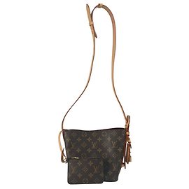 Louis Vuitton All In BB Shoulder Bag Brown Monogram