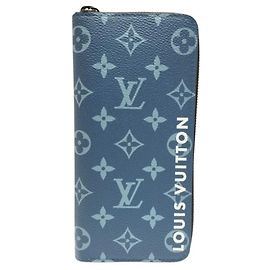Cartera Zippy Louis Vuitton Castaño Azul