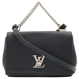 Louis Vuitton Lockme II BB Shoulder Bag Black