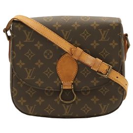 Louis Vuitton Monogram Saint Cloud GM Schultertasche Braun