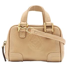 Sac à épaule Loewe Micro Mini Amazona Doré