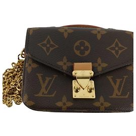 Bolsa de Ombro Louis Vuitton Micro Metis Marrom Monograma