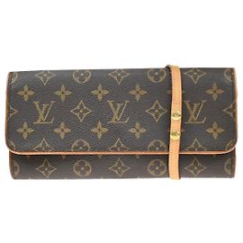 Louis Vuitton Twin Monogram Canvas GM Braun