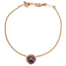 Chopard Imperial Amethyst 18k Rose Gold Bracelet Golden Purple