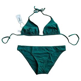 Eres Bikini de duas peças verde em poliamida Verde