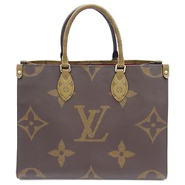 Sac cabas Louis Vuitton OnTheGo MM Giant Monogram Reverse Monogramme