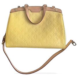 Louis Vuitton Brea Monogram Vernis MM Giallo