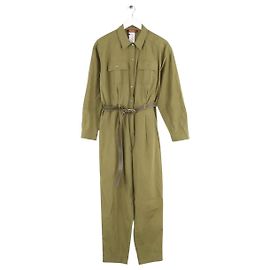 Mono Max Mara de algodón caqui Caqui