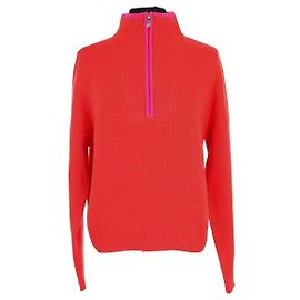 Autre Marque Oranger Rollkragenpullover Orange