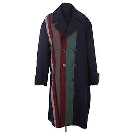 Abrigo de algodón azul marino Tommy Hilfiger Hombre Azul marino
