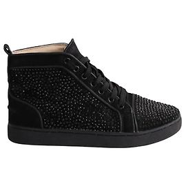 Christian Louboutin Schwarze High-Top-Sneaker Schwarz