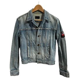 Autre Marque Veste Saint Laurent en jeans T.S Bleu