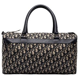 Mala de viagem Dior Oblique Canvas azul Azul