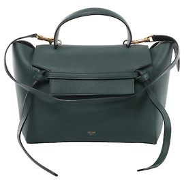 Céline Borsa a mano 2Way Celine Belt Bag Mini in pelle Verde D'oro