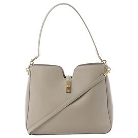 Céline Celine Camille 16 Medium Leather 2Way Shoulder Bag in Beige Beige