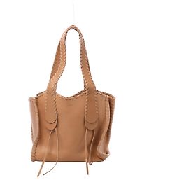 Chloé Bolsa de ombro de couro Chloe Mony em castanho Marrom