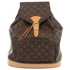 Louis Vuitton Montsouris GM Monogram Backpack in Brown M51135 Brown