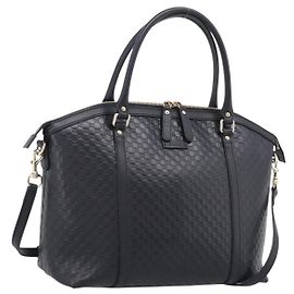Gucci Sac à Main Guccissima Micro GG Noir Autre
