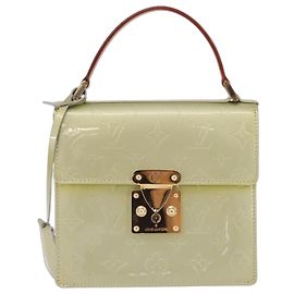 Sac à main Louis Vuitton Spring Street Monogram Vernis Gris Autre