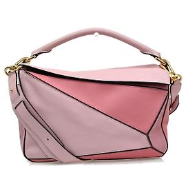 Loewe Puzzle Leather Medium Rosa