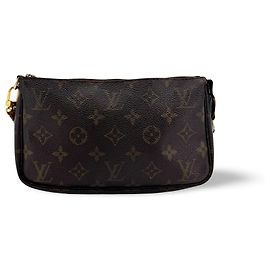 Louis Vuitton Louis Vuitton Monogramme Pochette Monogramme Canvas Medium Marrom