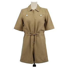 Autre Marque Combishort Maison 123 Brown Blend Lyocell Marron